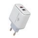 Зарядка для телефону LP 35W (Type-C + Type-C) PD + кабель (Type C to Lightning) 35WCH LP30322, 1/2 - Polygon Center