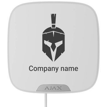 Проводная уличная сирена Ajax Superior StreetSiren DoubleDeck white Fibra 0025070 - постачальник електрообладнання для автоматизації простору Polygon Center