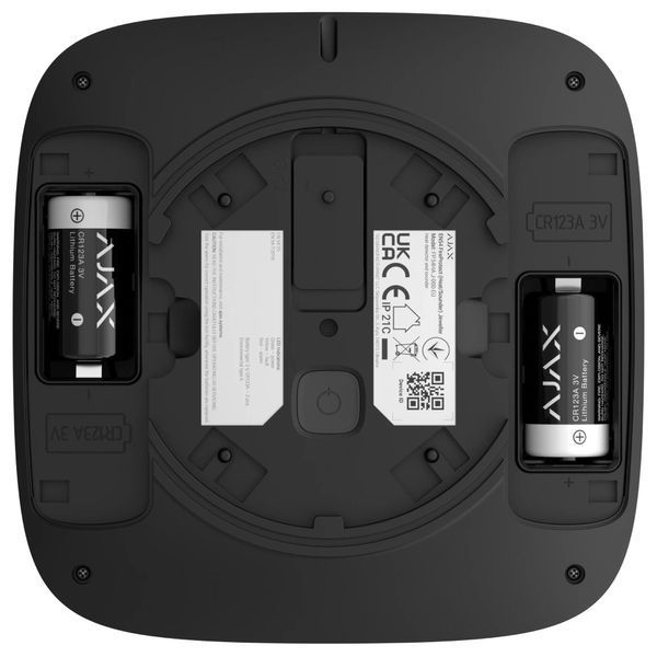 Ajax EN54 FireProtect (Heat/Sounder) black пожежний тепловий зі звуковим оповіщенням Сповіщувач 0028111 &ndash; поставщик электрооборудования для автоматизации пространства Polygon Center