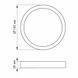 VIDEX 18W 5000K Black LED світильник круглий накладний 0017547, 2/3 - Polygon Center