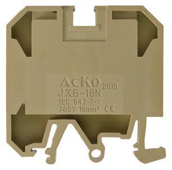 Клемник JXB 16/35 жовтий A0130010019 - постачальник електрообладнання для автоматизації простору Polygon Center
