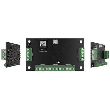 Ajax&nbsp;LineSplit&nbsp;Fibra Модуль для разветвления линии Fibra на четыре линии 0015764 &ndash; поставщик электрооборудования для автоматизации пространства Polygon Center