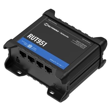 Teltonika RUT951 з 4G LTE, Wi-Fi Промисловий стільниковий маршрутизатор 0026555 - постачальник електрообладнання для автоматизації простору Polygon Center