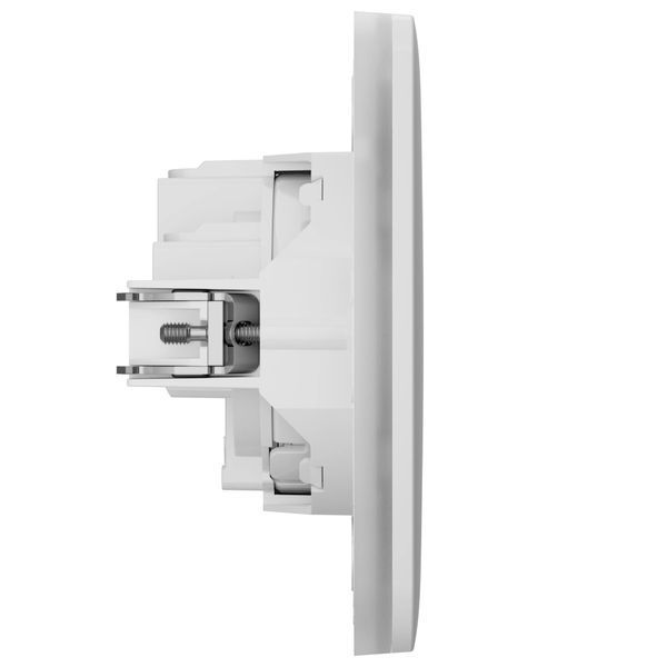 Ajax SoloCover (basic) white Фронтальна панель 0025059 - постачальник електрообладнання для автоматизації простору Polygon Center