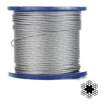 APRO 4мм DIN 3055 (6x7) бухта 200м Трос оцинкованный 0028137 - постачальник електрообладнання для автоматизації простору Polygon Center