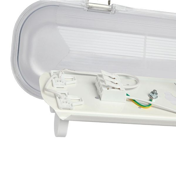 VIDEX 1,2М 220V LED світильник IP65 лінійний під лампу 2хТ8 0017508 - постачальник електрообладнання для автоматизації простору Polygon Center