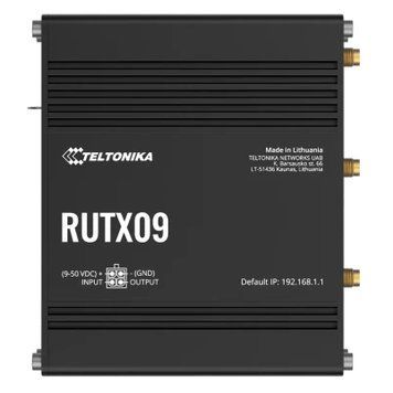 Teltonika RUTX09 IoT з 4G LTE, Wi-Fi Промисловий стільниковий маршрутизатор 0026558 - постачальник електрообладнання для автоматизації простору Polygon Center
