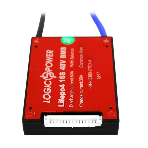 BMS плата LP LiFePO4 48V 16S Dis 60A Ch 30A LP15068 - постачальник електрообладнання для автоматизації простору Polygon Center