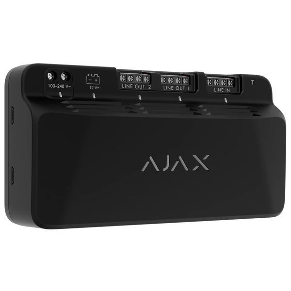 Блок живлення Ajax Superior LineSupply (75W) black Fibra 0025186 &ndash; поставщик электрооборудования для автоматизации пространства Polygon Center