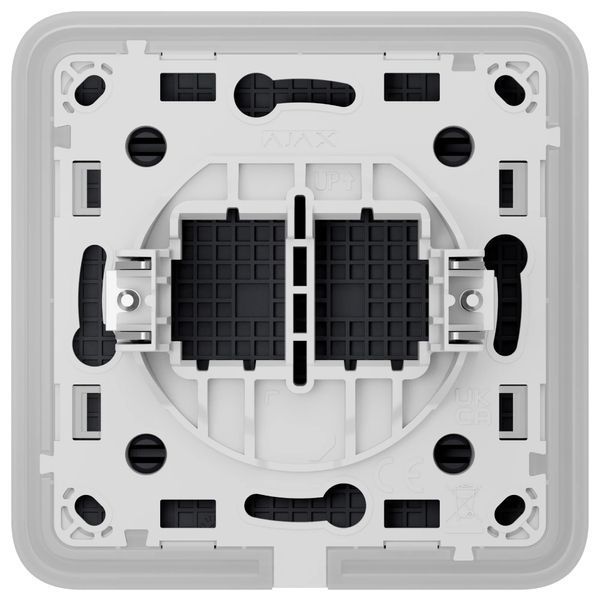 Ajax CenterCover (CP) graphite Фронтальна панель 0027604 - постачальник електрообладнання для автоматизації простору Polygon Center