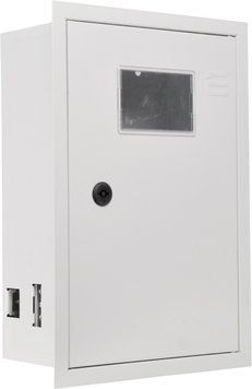 Корпус обліку металевий Light 12 модулів 1фл, вбудований IP31, серії UBox A0260030009 &ndash; поставщик электрооборудования для автоматизации пространства Polygon Center