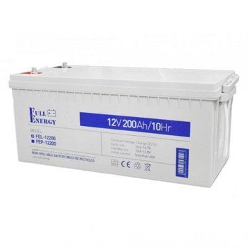 Full Energy FEL-12200 200А&bull;ч 12В гелевая Свинцово-кислотная аккумуляторная батарея 0008388 &ndash; поставщик электрооборудования для автоматизации пространства Polygon Center