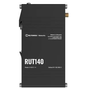 Teltonika RUT140 на DIN-рейку Промисловий стільниковий маршрутизатор 0026563 - постачальник електрообладнання для автоматизації простору Polygon Center