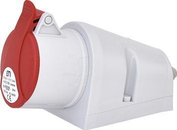 Розетка настенная 5-п 16А 400V IP44 ETI EZ-1653 4482036 &ndash; поставщик электрооборудования для автоматизации пространства Polygon Center