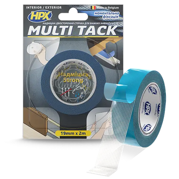 HPX MTT1902 MULTI TACK 19мм х 2м Лента двухсторонняя