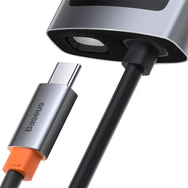 USB Hub Baseus Metal Gleam Series 4-in-1 Multifunctional Type-C Cерый (CAHUB-CY0G) LP16984 &ndash; поставщик электрооборудования для автоматизации пространства Polygon Center