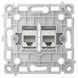 Ajax OutletCore (LAN) vertical white Механизм интернет розетки 0027610, 1/3 - Polygon Center