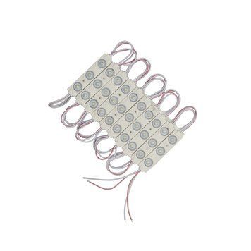 Світлодіодний модуль PROLUM V1, SMD2835, 3LED, 12V, 1W, З лінзою, Білий 321004 - постачальник електрообладнання для автоматизації простору Polygon Center