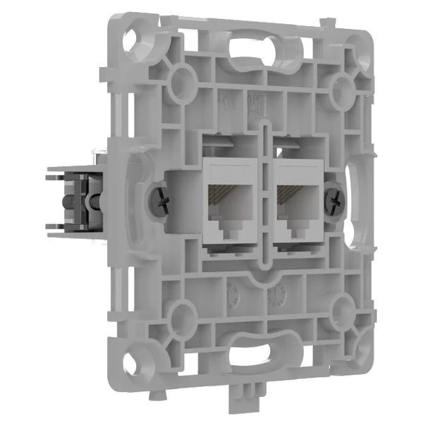 Ajax OutletCore (LAN) white Механізм інтернет розетки 0027051 - постачальник електрообладнання для автоматизації простору Polygon Center