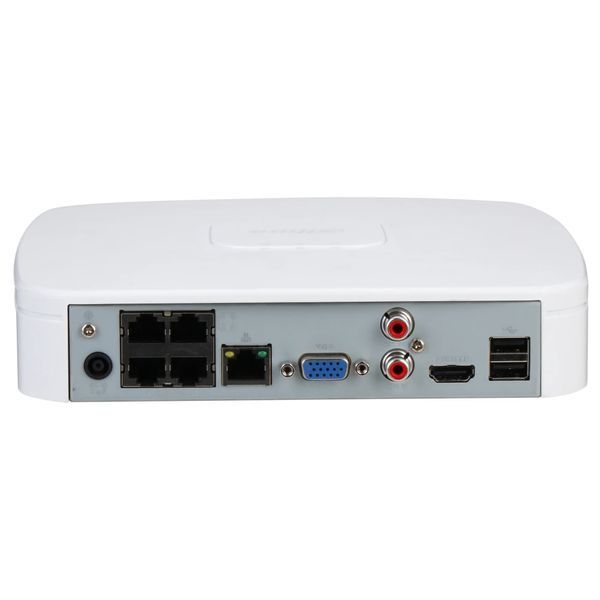 DHI-NVR2104-P-I2 4-канальный 1U 4PoE 1HDD WizSense Відеореєстратор Dahua 0010945 - постачальник електрообладнання для автоматизації простору Polygon Center