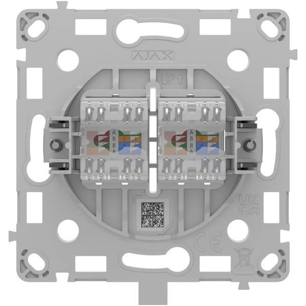 Ajax OutletCore (LAN) white Механізм інтернет розетки 0027051 - постачальник електрообладнання для автоматизації простору Polygon Center