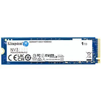 Kingston 1TB NV3 SSD M.2 2280 PCIe 4.0 NVMe Накопичувач 0034817 - постачальник електрообладнання для автоматизації простору Polygon Center