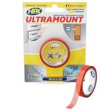 HPX UM0902 ULTRA MOUNT 9мм х 2м Лента двухсторонняя 0023183 &ndash; поставщик электрооборудования для автоматизации пространства Polygon Center