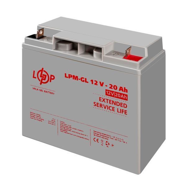 Розпродаж Акумулятор гелевий LPM-GL 12V - 20 Ah LP40556 - постачальник електрообладнання для автоматизації простору Polygon Center