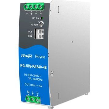 Ruijie RG-NIS-PA240-48 Источник питания AC/DC 240 Вт на DIN-рейке 0016930 &ndash; поставщик электрооборудования для автоматизации пространства Polygon Center