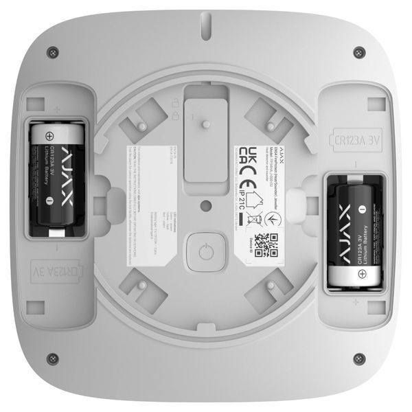 Ajax EN54 FireProtect (Heat/Sounder) white пожежний тепловий зі звуковим оповіщенням Сповіщувач 0027528 &ndash; поставщик электрооборудования для автоматизации пространства Polygon Center