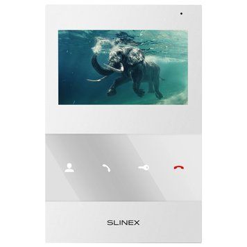 SQ-04M 4.3" дюймов (white) Видеодомофон Slinex 0006900 &ndash; поставщик электрооборудования для автоматизации пространства Polygon Center