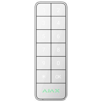 Дротова клавіатура Ajax Superior Keypad Outdoor white Fibra 0025470 - постачальник електрообладнання для автоматизації простору Polygon Center