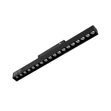Магнітний трековий світильник PROLUM&trade; M20; 18W; 48V; Чорний SERIES "GR"; CCT TuyaSmart 741060 - постачальник електрообладнання для автоматизації простору Polygon Center