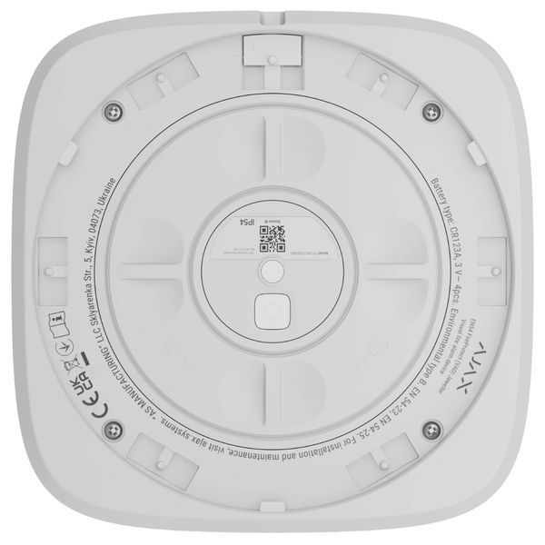 Ajax EN54 FireProtect (VAD) white пожежний світловий Cповіщувач 0027529 &ndash; поставщик электрооборудования для автоматизации пространства Polygon Center