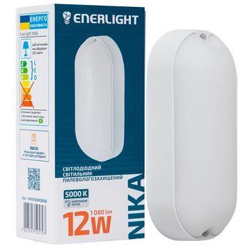 ENERLIGHT NIKA Светильник светодиодный 12Вт 5000К IP65 0015236 &ndash; поставщик электрооборудования для автоматизации пространства Polygon Center