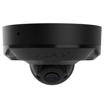 Ajax DomeCam Mini HL (8 Mp/4 mm) black IP відеокамера 0036761 - постачальник електрообладнання для автоматизації простору Polygon Center