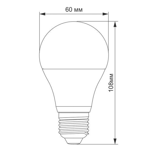 TITANUM А60 10W E27 4100K 220V LED лампа 0017511 &ndash; поставщик электрооборудования для автоматизации пространства Polygon Center