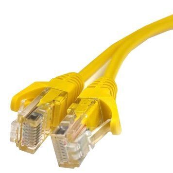 UTP CAT5e Патч-корд жовтий 1м 0017376 - постачальник електрообладнання для автоматизації простору Polygon Center