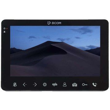 BCOM BD-780FHD Black Відеодомофон 0018851 - постачальник електрообладнання для автоматизації простору Polygon Center