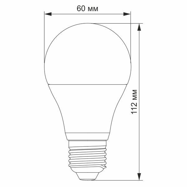 TITANUM A60 12W E27 4100K 220V LED лампа 0017512 &ndash; поставщик электрооборудования для автоматизации пространства Polygon Center