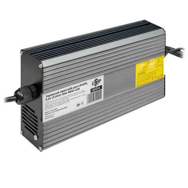 Зарядний пристрій для LiFePO4 комірок 3.2V (3.65V)-30A-96W-LED LP20314 - постачальник електрообладнання для автоматизації простору Polygon Center